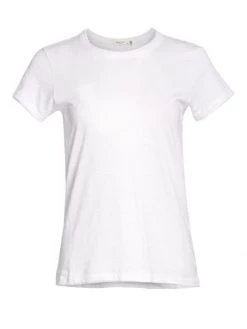 Rag & Bone Cotton Crewneck Tee Heather Grey