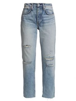Rag & Bone Rosa Mid-Rise Boyfriend Jeans