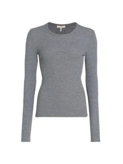 Rag & Bone Essential Rib Long-Sleeve Top Heather Grey -Rag & bone Sales Shop unnamed file 1045