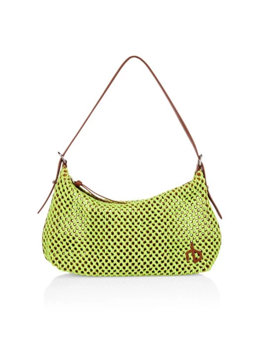 Rag & Bone Summer Netted Shoulder Bag Green 5 Rag & Bone Summer Netted Shoulder Bag Green - Image 5