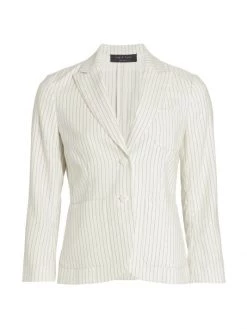 Rag & Bone Nancy Striped Single-Breasted Blazer