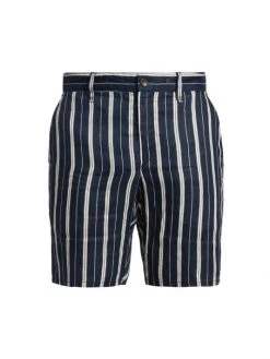 Rag & Bone Perry Striped Linen Shorts For Men