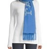 Rag & Bone Addison Skinny Recycled Wool Scarf Blue Ray