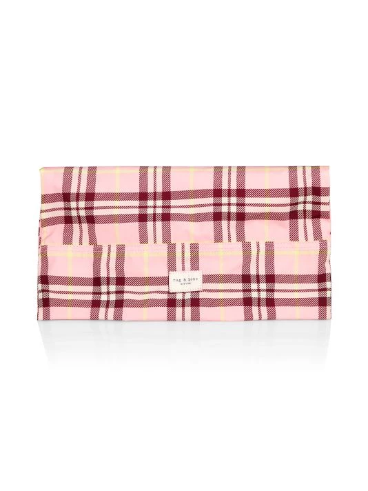 Rag & Bone Addison Plaid Carryall Tote Pink Plaid 4 Rag & Bone Addison Plaid Carryall Tote Pink Plaid - Image 4