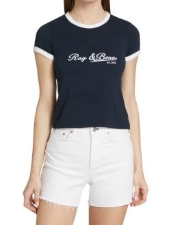 Rag & Bone Retro Logo Baby T-Shirt -Rag & bone Sales Shop unnamed file 1236