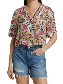 Rag & Bone Mare Cropped Floral Shirt 9 Rag & Bone Mare Cropped Floral Shirt -Rag & bone Sales Shop unnamed file 1250