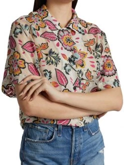 Rag & Bone Mare Cropped Floral Shirt 12 Rag & Bone Mare Cropped Floral Shirt -Rag & bone Sales Shop unnamed file 1253