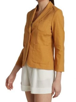 Rag & Bone Nancy Single-Breasted Linen-Blend Blazer 10 Rag & Bone Nancy Single-Breasted Linen-Blend Blazer -Rag & bone Sales Shop unnamed file 1308