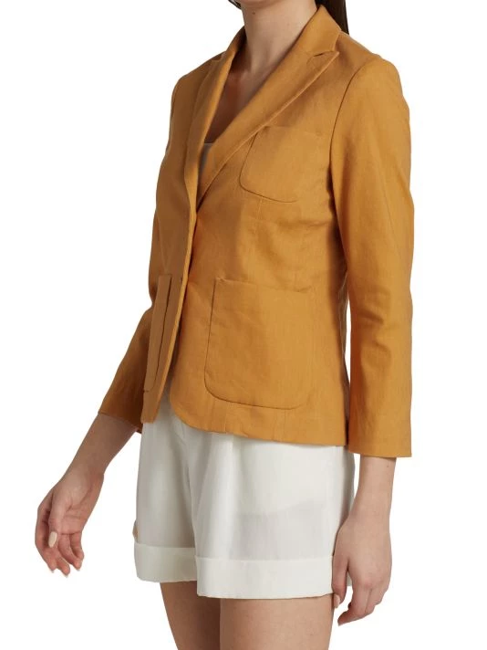 Rag & Bone Nancy Single-Breasted Linen-Blend Blazer 4 Rag & Bone Nancy Single-Breasted Linen-Blend Blazer - Image 4