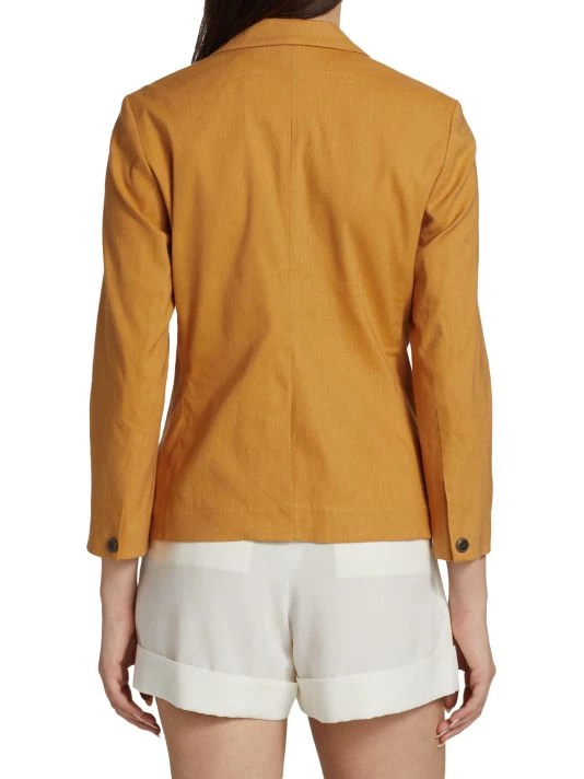Rag & Bone Nancy Single-Breasted Linen-Blend Blazer 5 Rag & Bone Nancy Single-Breasted Linen-Blend Blazer - Image 5