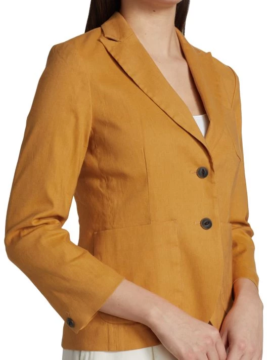 Rag & Bone Nancy Single-Breasted Linen-Blend Blazer 6 Rag & Bone Nancy Single-Breasted Linen-Blend Blazer - Image 6