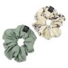 Rag & Bone 2-Piece Addison Wide Scrunchie Set Green Multi