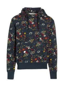 Rag & Bone City Floral Print Hoodie Sweatshirt For Men