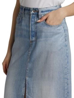 Rag & Bone Liquid Miramar Denim Midi-Skirt -Rag & bone Sales Shop unnamed file 1414