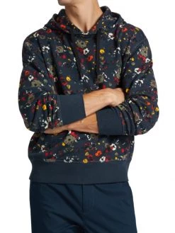 Rag & Bone City Floral Print Hoodie Sweatshirt For Men -Rag & bone Sales Shop unnamed file 143