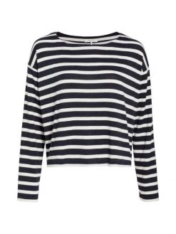 Rag & Bone The Knit Stripe Boatneck Top