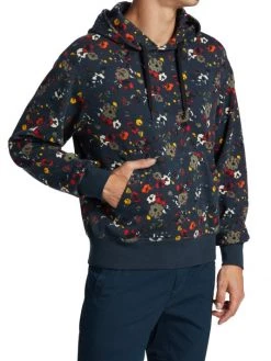 Rag & Bone City Floral Print Hoodie Sweatshirt For Men -Rag & bone Sales Shop unnamed file 144