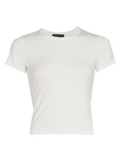 Rag & Bone Luca Baby T-Shirt White -Rag & bone Sales Shop unnamed file 1443