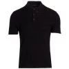 Rag & Bone Harvey Knit Cotton Polo For Men Black