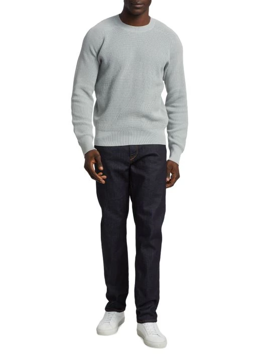 Rag & Bone Dexter Mixed Media Crewneck Sweater For Men 2 Rag & Bone Dexter Mixed Media Crewneck Sweater For Men - Image 2