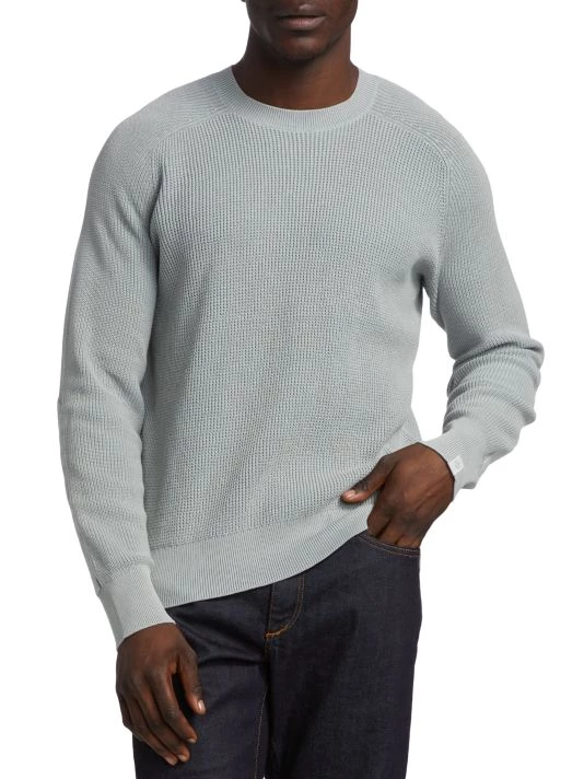Rag & Bone Dexter Mixed Media Crewneck Sweater For Men 3 Rag & Bone Dexter Mixed Media Crewneck Sweater For Men - Image 3