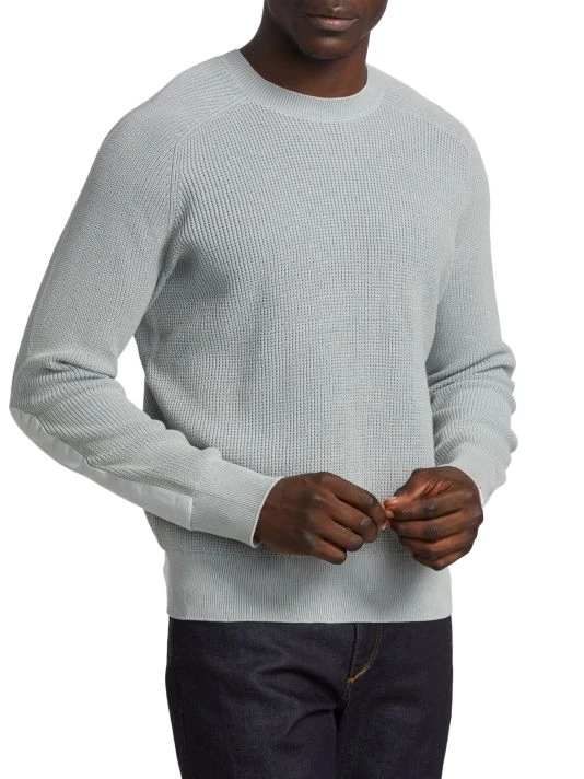Rag & Bone Dexter Mixed Media Crewneck Sweater For Men 4 Rag & Bone Dexter Mixed Media Crewneck Sweater For Men - Image 4