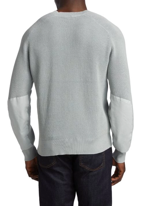 Rag & Bone Dexter Mixed Media Crewneck Sweater For Men 5 Rag & Bone Dexter Mixed Media Crewneck Sweater For Men - Image 5