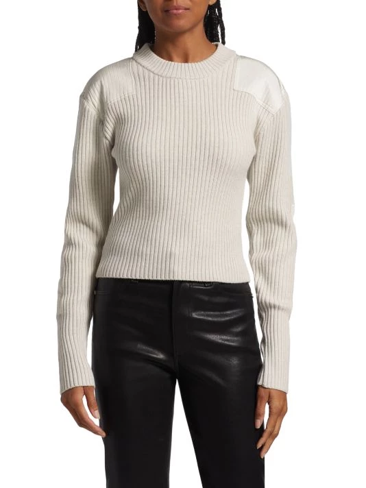 Rag & Bone Nikole Ribbed Wool Sweater 3 Rag & Bone Nikole Ribbed Wool Sweater - Image 3