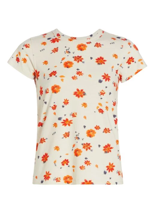 Rag & Bone Cotton Floral T-Shirt 1 Rag & Bone Cotton Floral T-Shirt