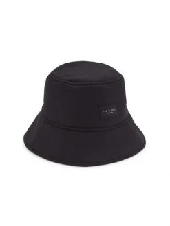 Rag & Bone Addison Logo Bucket Hat Blue