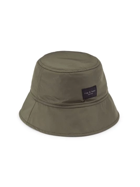 Rag & Bone Addison Logo Bucket Hat Blue 6 Rag & Bone Addison Logo Bucket Hat Blue - Image 6
