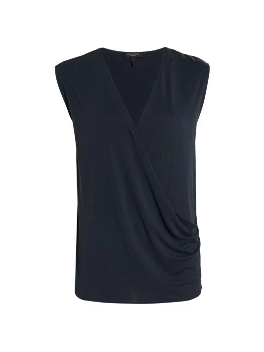 Rag & Bone Christy Drape Top Light Brown 3 Rag & Bone Christy Drape Top Light Brown - Image 3