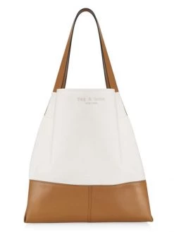 Rag & Bone Passenger Oversized Leather & Coated Canvas Tote