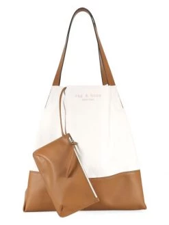 Rag & Bone Passenger Oversized Leather & Coated Canvas Tote -Rag & bone Sales Shop unnamed file 1595