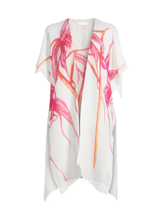 Rag & Bone Orchid Summer Linen-Blend Wrap Scarf 1 Rag & Bone Orchid Summer Linen-Blend Wrap Scarf
