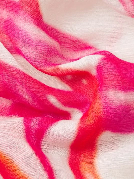 Rag & Bone Orchid Summer Linen-Blend Wrap Scarf 6 Rag & Bone Orchid Summer Linen-Blend Wrap Scarf - Image 6