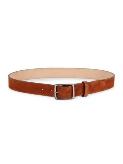 Rag & Bone Boyfriend Suede Belt Red Wood