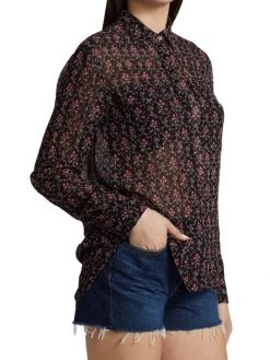 Rag & Bone Luisa Floral-Print Blouse -Rag & bone Sales Shop unnamed file 1622