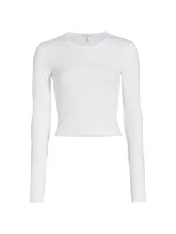 Rag & Bone Essential Cropped Cotton Shirt White -Rag & bone Sales Shop unnamed file 1629