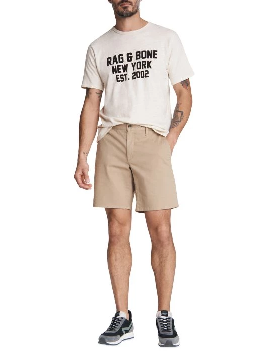 Rag & Bone Perry Stretch Twill Shorts For Men Cornstalk 2 Rag & Bone Perry Stretch Twill Shorts For Men Cornstalk - Image 2