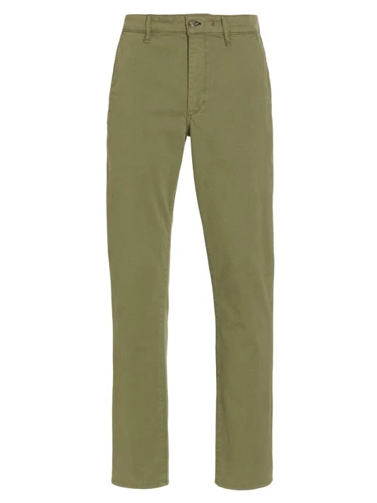 Rag & Bone Fit 2 Stretch Twill Chino Slim-fit Pants For Men Pale Army 4 Rag & Bone Fit 2 Stretch Twill Chino Slim-fit Pants For Men Pale Army - Image 4