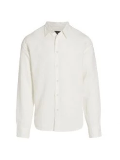 Rag & Bone Beach Long-Sleeve Linen Shirt For Men