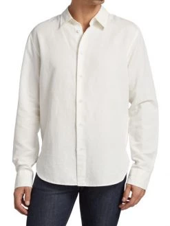 Rag & Bone Beach Long-Sleeve Linen Shirt For Men -Rag & bone Sales Shop unnamed file 1696