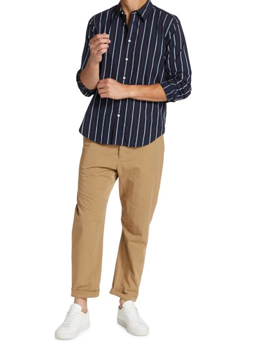 Rag & Bone Beck Cropped Linen Pants For Men 2 Rag & Bone Beck Cropped Linen Pants For Men - Image 2