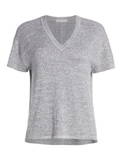 Rag & Bone Avryl V-Neck T-Shirt White