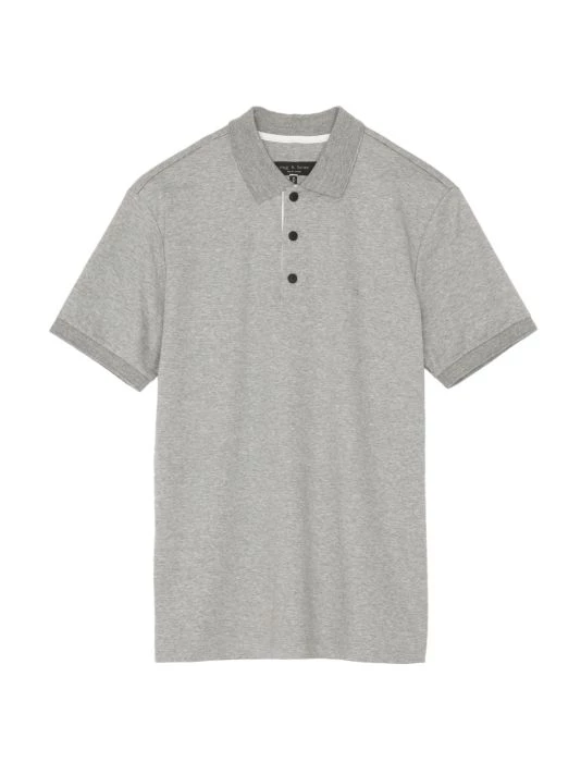 Rag & Bone Principal Jersey Classic Fit Polo For Men Black 9 Rag & Bone Principal Jersey Classic Fit Polo For Men Black - Image 9