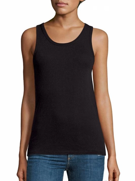 Rag & Bone Cotton Scoopneck Tank Top Black 3 Rag & Bone Cotton Scoopneck Tank Top Black - Image 3