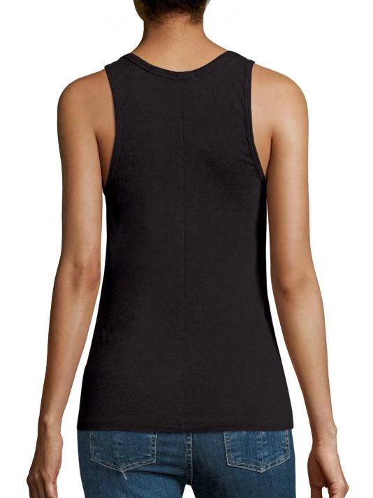 Rag & Bone Cotton Scoopneck Tank Top Black 5 Rag & Bone Cotton Scoopneck Tank Top Black - Image 5