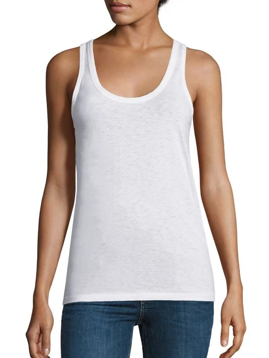 Rag & Bone Cotton Scoopneck Tank Top Black 7 Rag & Bone Cotton Scoopneck Tank Top Black - Image 7
