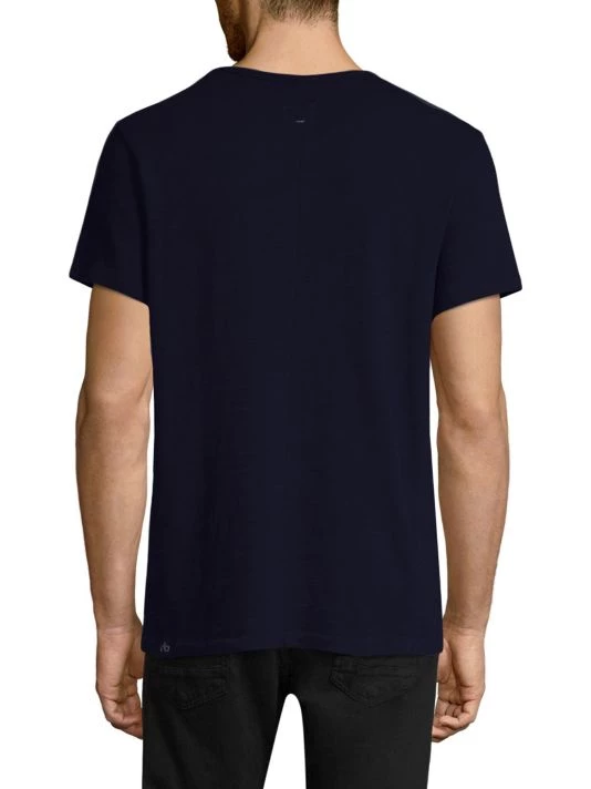 Rag & Bone Cotton Relaxed-Fit Jersey T-Shirt For Men Deep Navy 5 Rag & Bone Cotton Relaxed-Fit Jersey T-Shirt For Men Deep Navy - Image 5